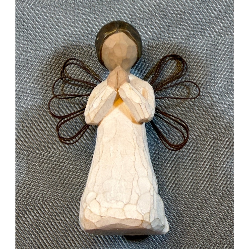 Willow Tree Angel of Prayer Figurine Susan Lordi DEMDACO 1999 Kneeling Angel